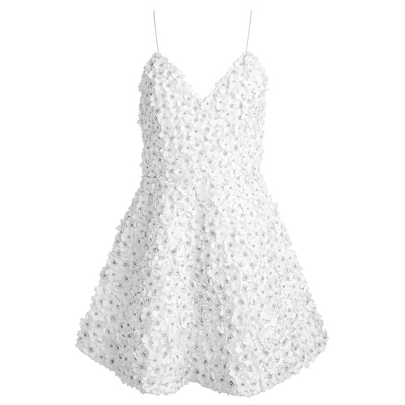 ALICE + OLIVIA Domenica Embellished Mini Gown - Picture 9 of 15